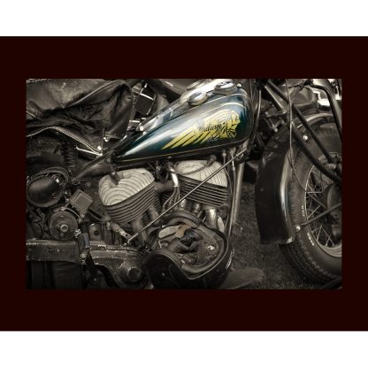 Indian Chief motorbike print poster